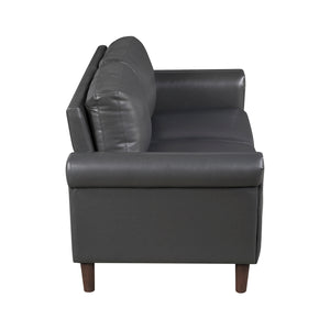 Frances 3-Piece Faux Leather Living Room Sofa Set