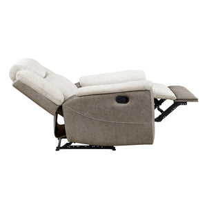 Nadalia Fabric Upholstery Manual Reclining Chair