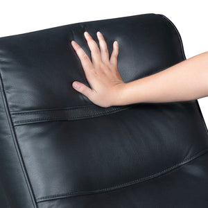 Meredith Faux Leather Manual Swivel Glider Reclining Chair