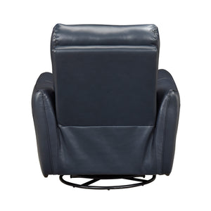 Esther Leather Match Manual Swivel Glider Reclining Chair