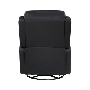 Juna Leather Match Swivel Glider Reclining Chair