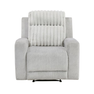 Curtis Textured Microfiber and Corduroy Fabrics Manual Reclining Chair