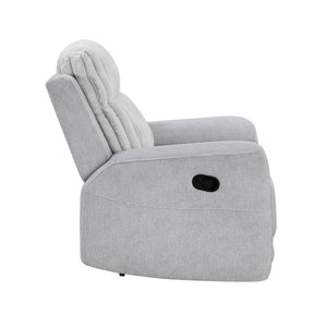 Curtis Textured Microfiber and Corduroy Fabrics Manual Reclining Chair