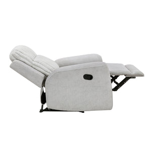 Curtis Textured Microfiber and Corduroy Fabrics Manual Reclining Chair