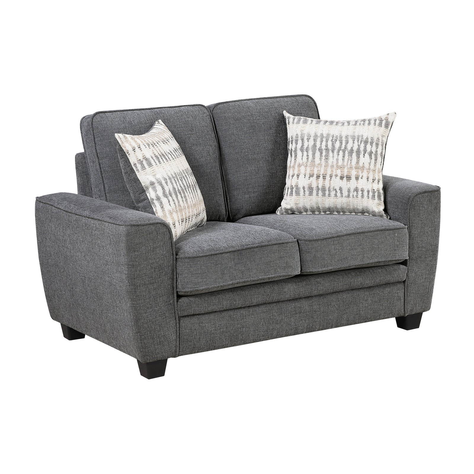 Evermont Chenille 2-Piece Living Room Sofa Set