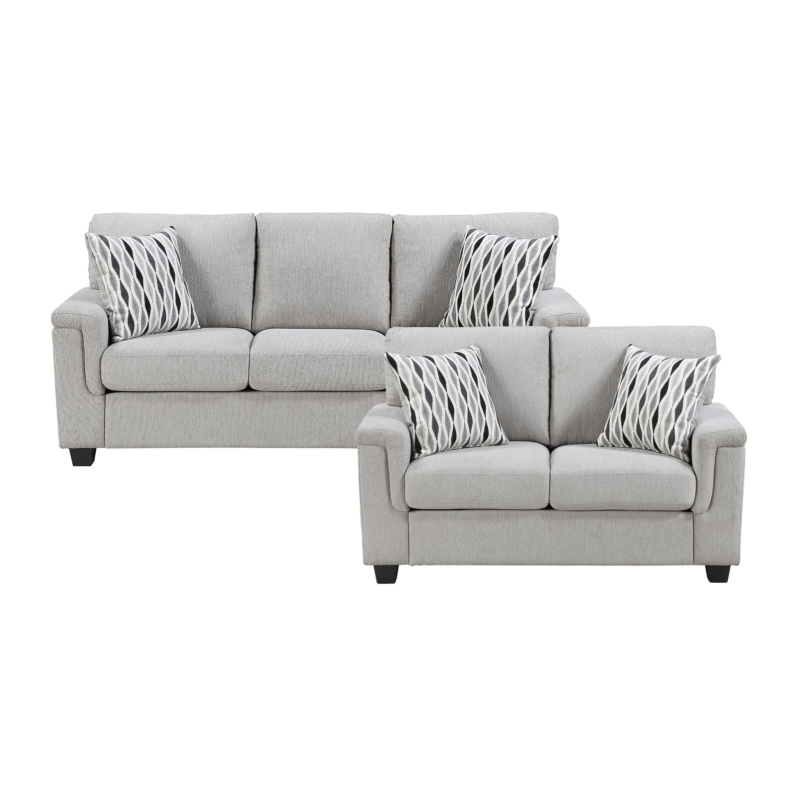 Bellavue Chenille 2-Piece Living Room Set