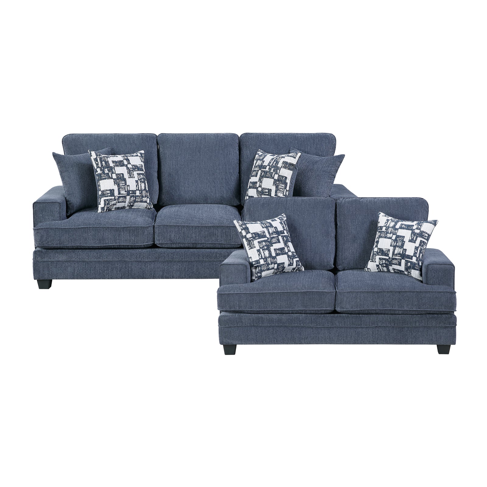 Veritas Chenille 2-Piece Living Room Set