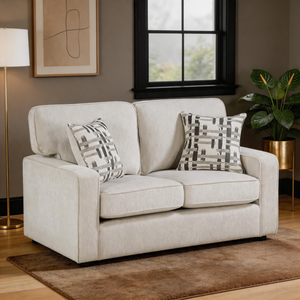 Worchester Chenille Fabric Living Room Loveseat