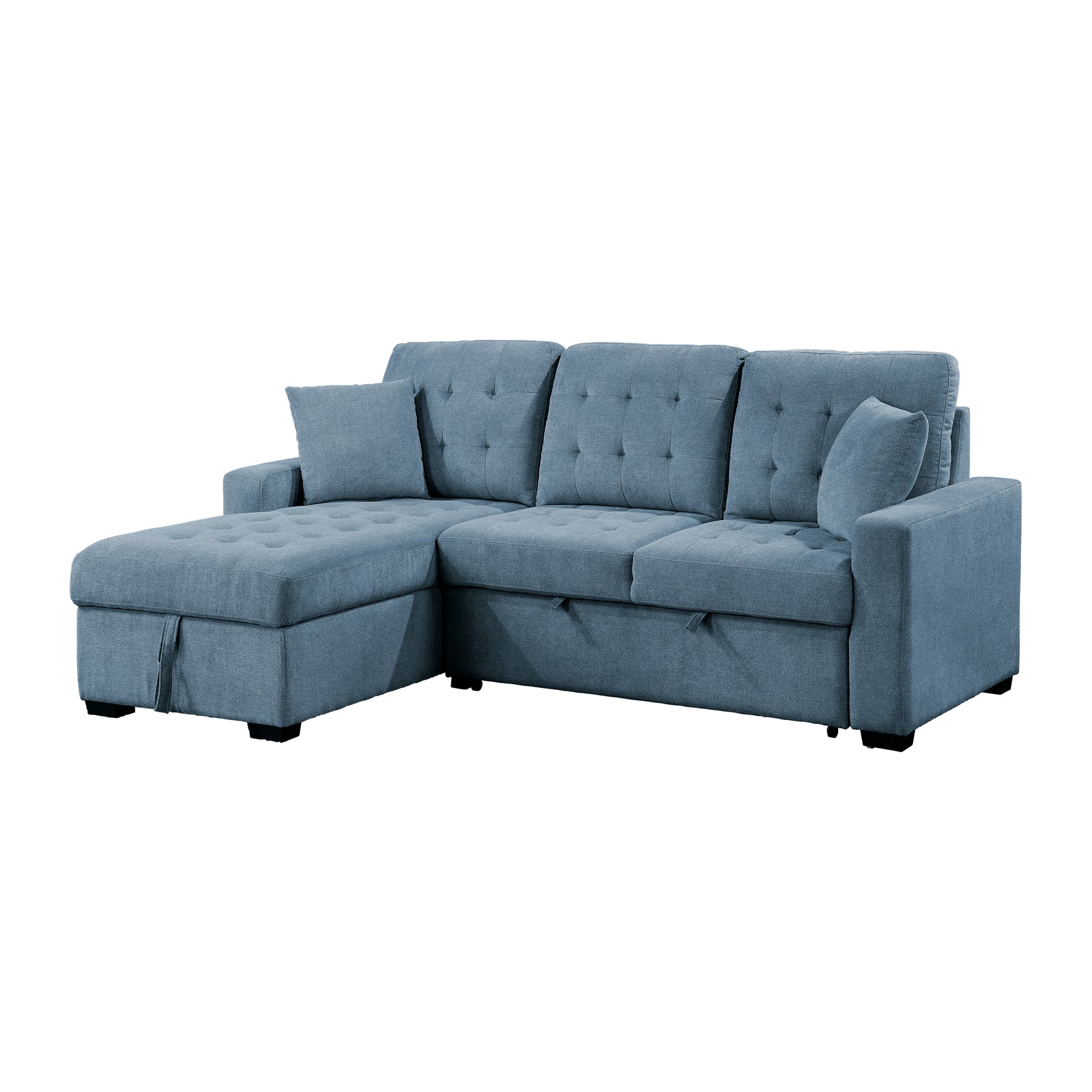Almeria 2-Piece Sectional Sofa with Pull-out Bed and Left Chaise