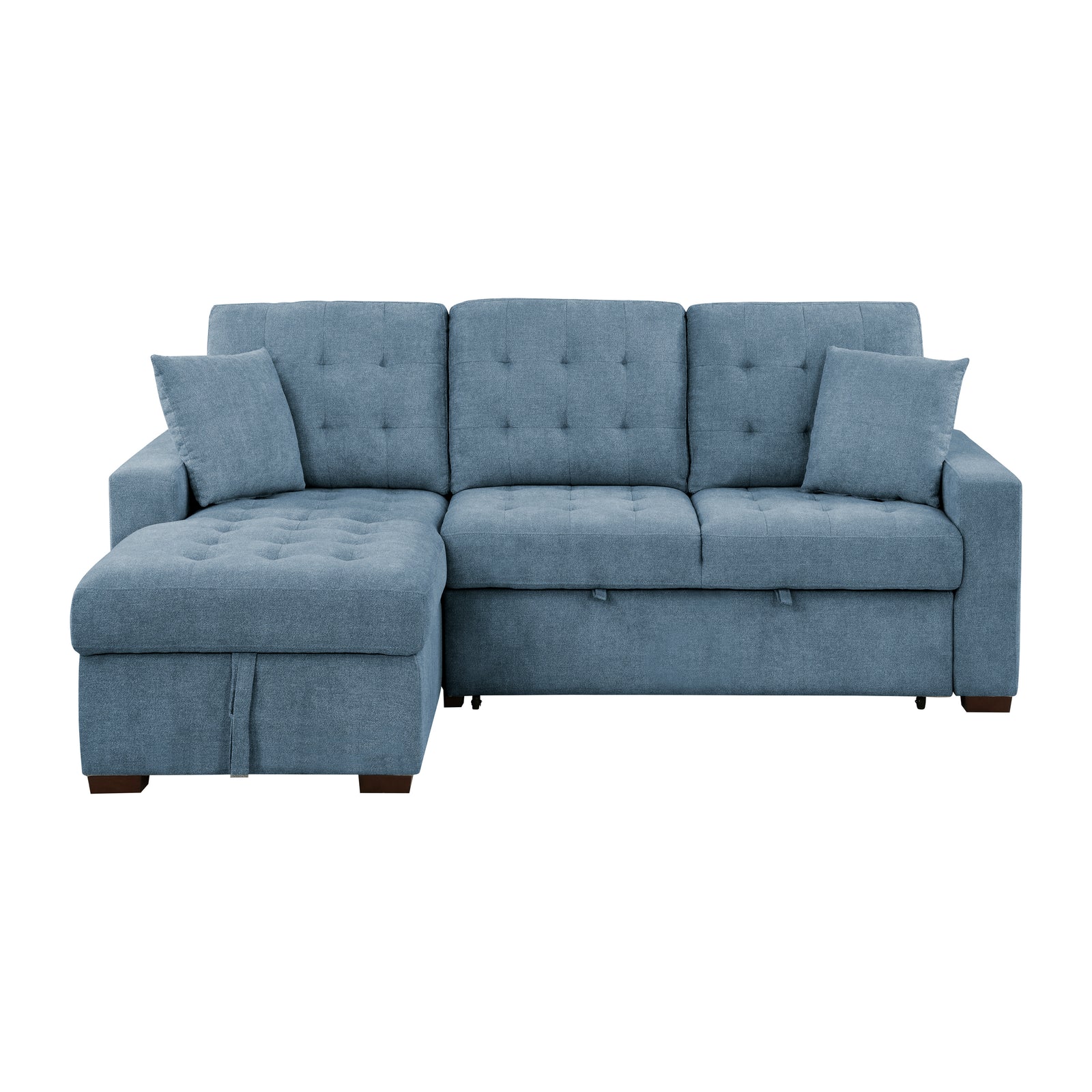 Almeria 2-Piece Sectional Sofa with Pull-out Bed and Left Chaise