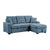 Almeria 2-Piece Sectional Sofa with Pull-out Bed and Right Chaise