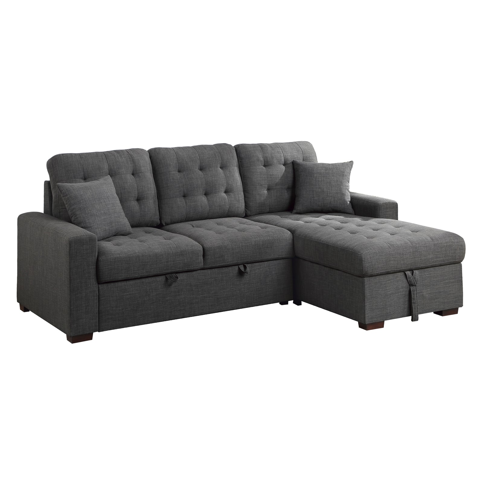 Miles 2-Piece Sectional Sofa Sleeper with  Right Chaise
