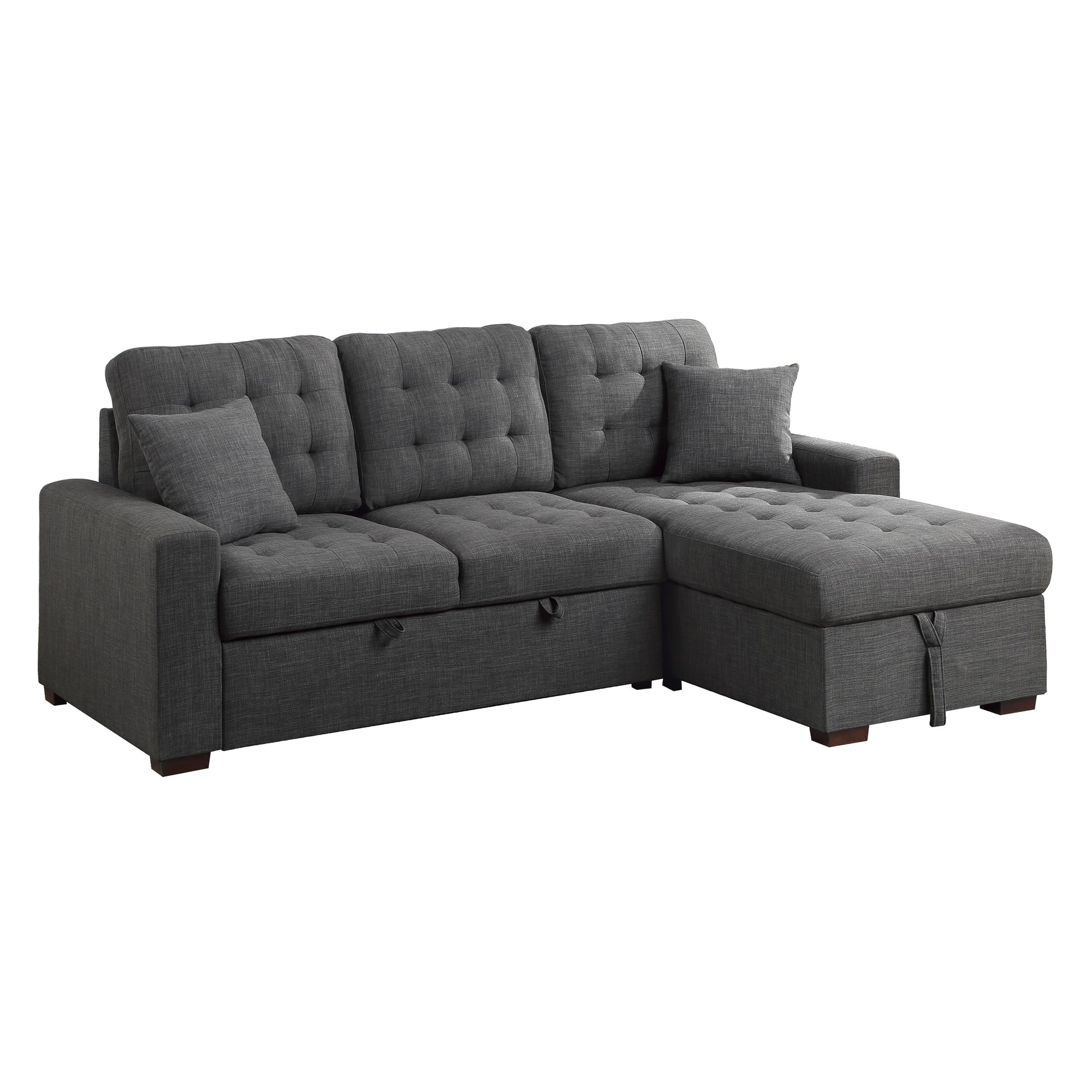 Miles 2-Piece Sectional Sofa Sleeper with  Right Chaise