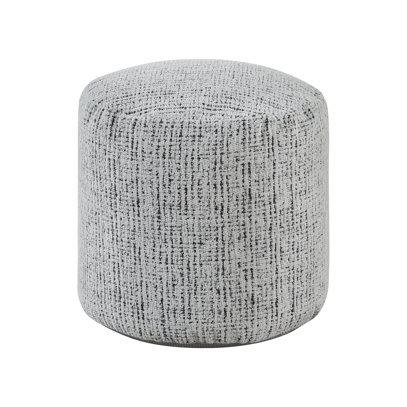 Ossela Fabric Round Pouf