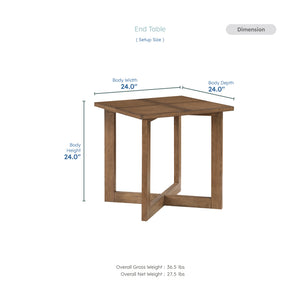 Murray Wood End Table