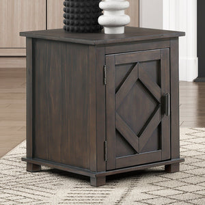 Varlet Wood Chairside Table