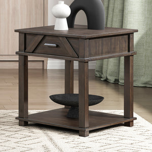 Varlet Wood End Table