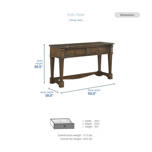 Dionne Wood Sofa Table