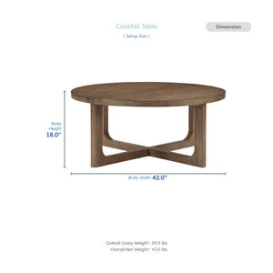 Aitana Wood Cocktail Table