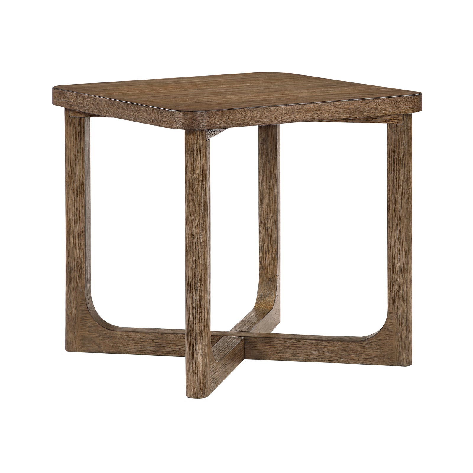 Aitana Wood Square End Table