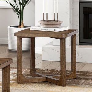 Aitana Wood Square End Table