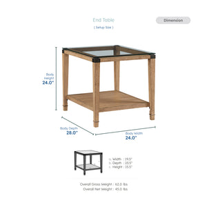 Neilsen Wood End Table