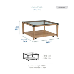 Neilsen Wood Cocktail Table