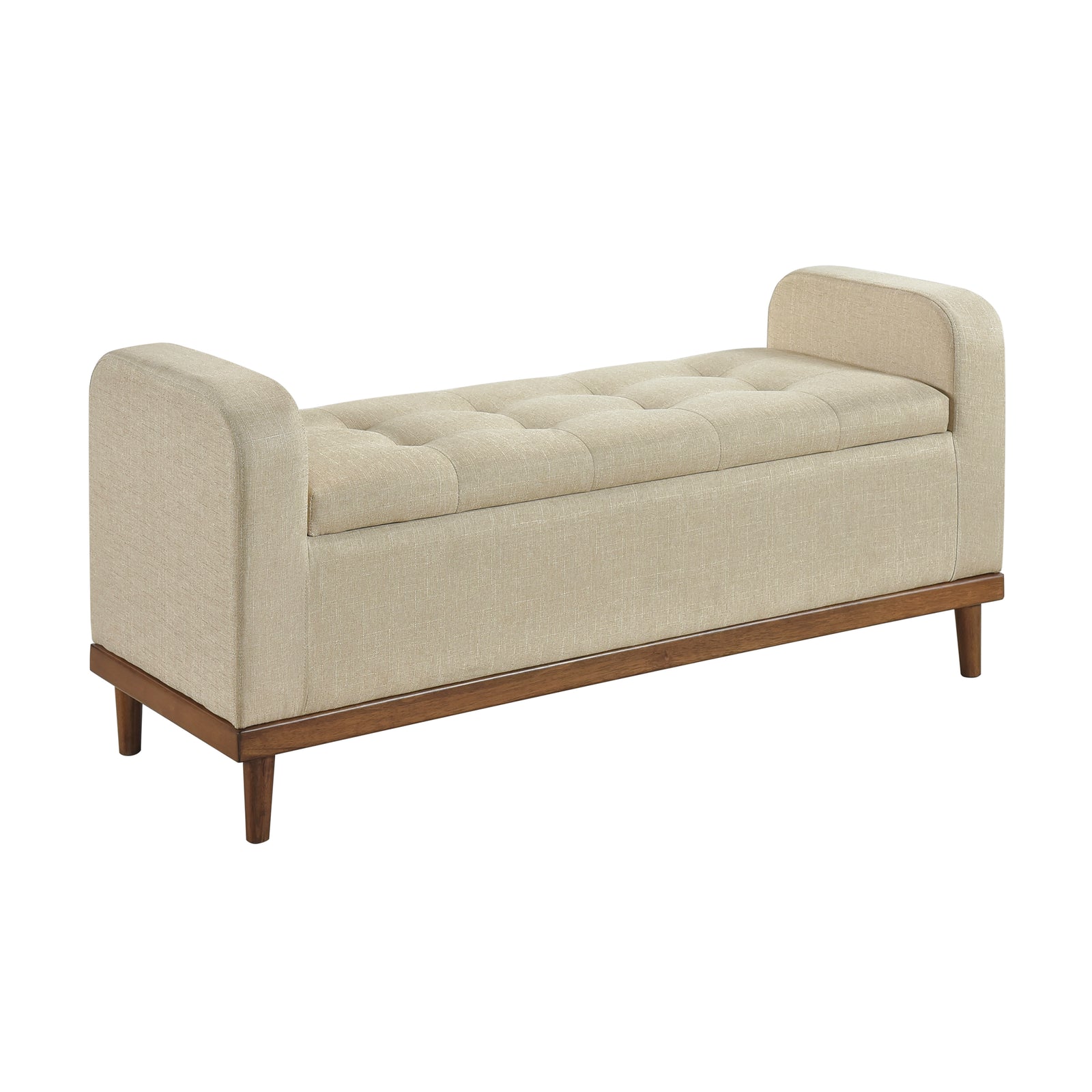 Brighton Fabric Lift Top Storage Bench