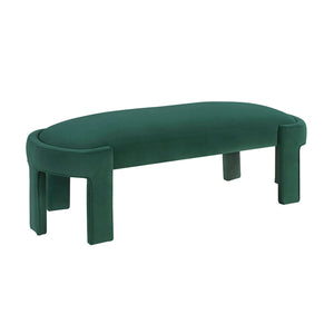 Revere Velvet Fabric Bench