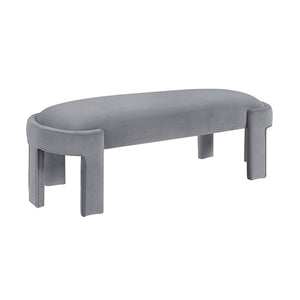 Revere Velvet Fabric Bench