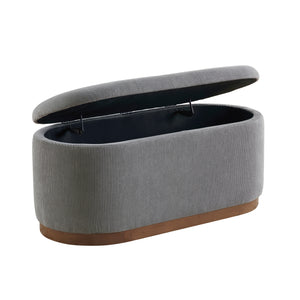 Venice Corduroy Lift Top Storage Bench