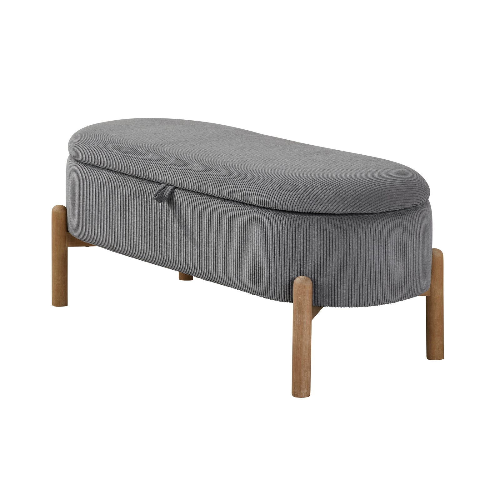Salem Corduroy Lift Top Storage Bench