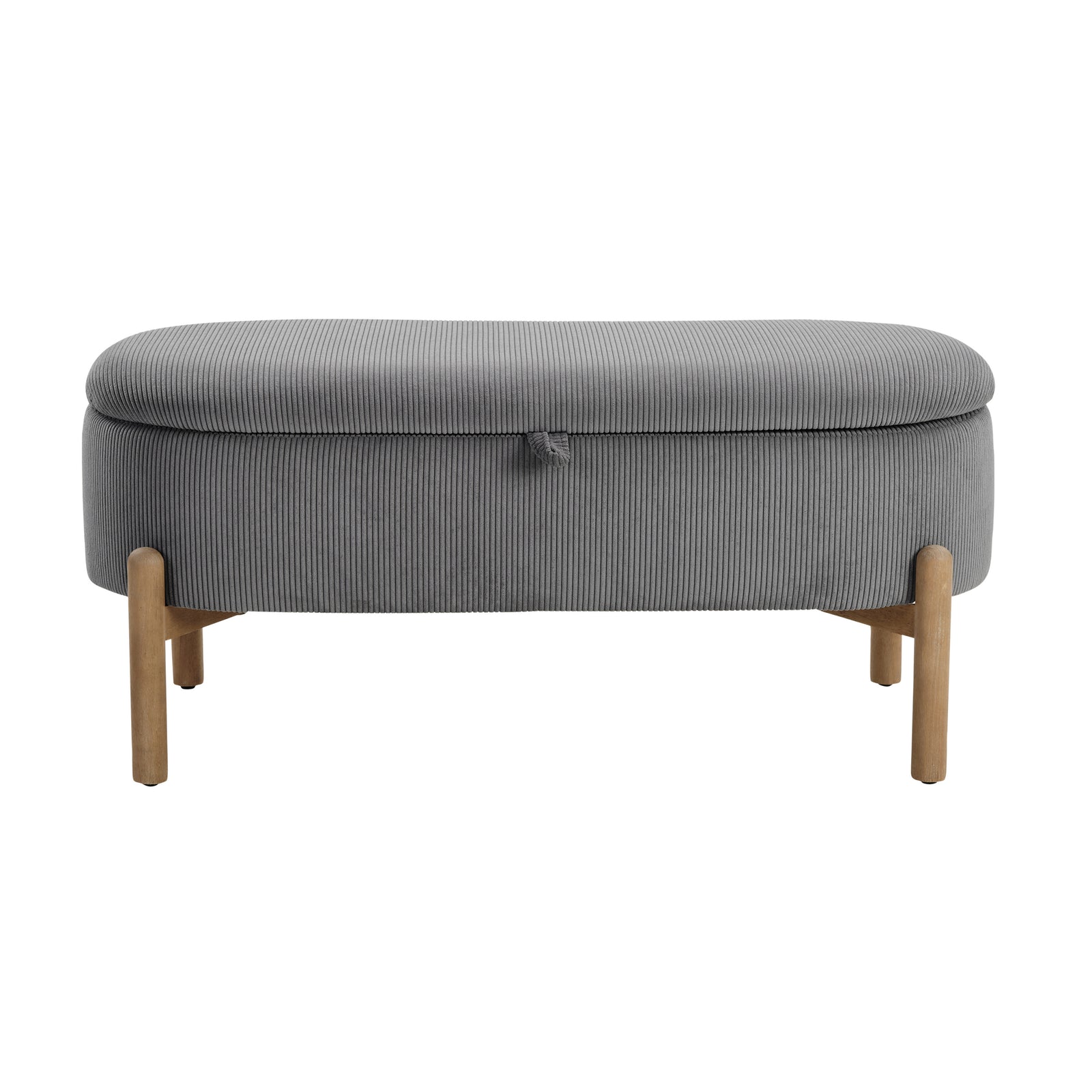 Salem Corduroy Lift Top Storage Bench