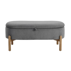 Salem Corduroy Lift Top Storage Bench