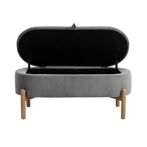 Salem Corduroy Lift Top Storage Bench