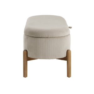 Salem Corduroy Lift Top Storage Bench