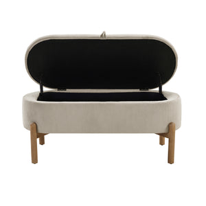 Salem Corduroy Lift Top Storage Bench