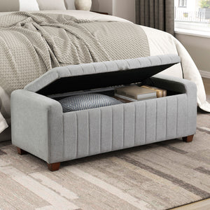 Bronte Boucle Storage Bench