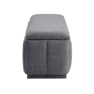 Odessa Textured Fabric Storage Bench
