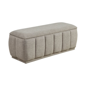 Odessa Textured Fabric Storage Bench