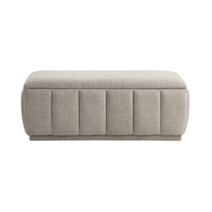Odessa Textured Fabric Storage Bench