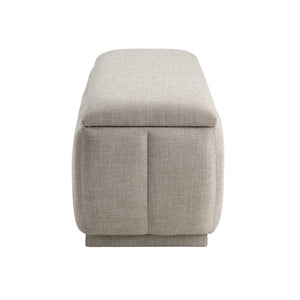Odessa Textured Fabric Storage Bench