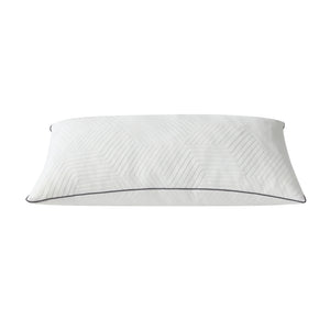Ellavon Textured Fabric King Size Shredded Memory Foam Pillow (2-Piece/Box)