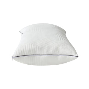 Ellavon Textured Fabric King Size Shredded Memory Foam Pillow (2-Piece/Box)