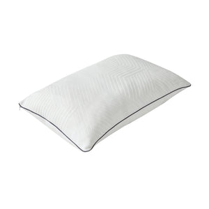 Ellavon Textured Fabric Queen Size Shredded Memory Foam Pillow (2-Piece/Box)