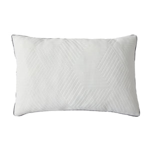 Ellavon Textured Fabric Queen Size Shredded Memory Foam Pillow (2-Piece/Box)