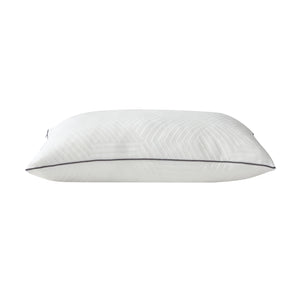 Ellavon Textured Fabric Queen Size Shredded Memory Foam Pillow (2-Piece/Box)