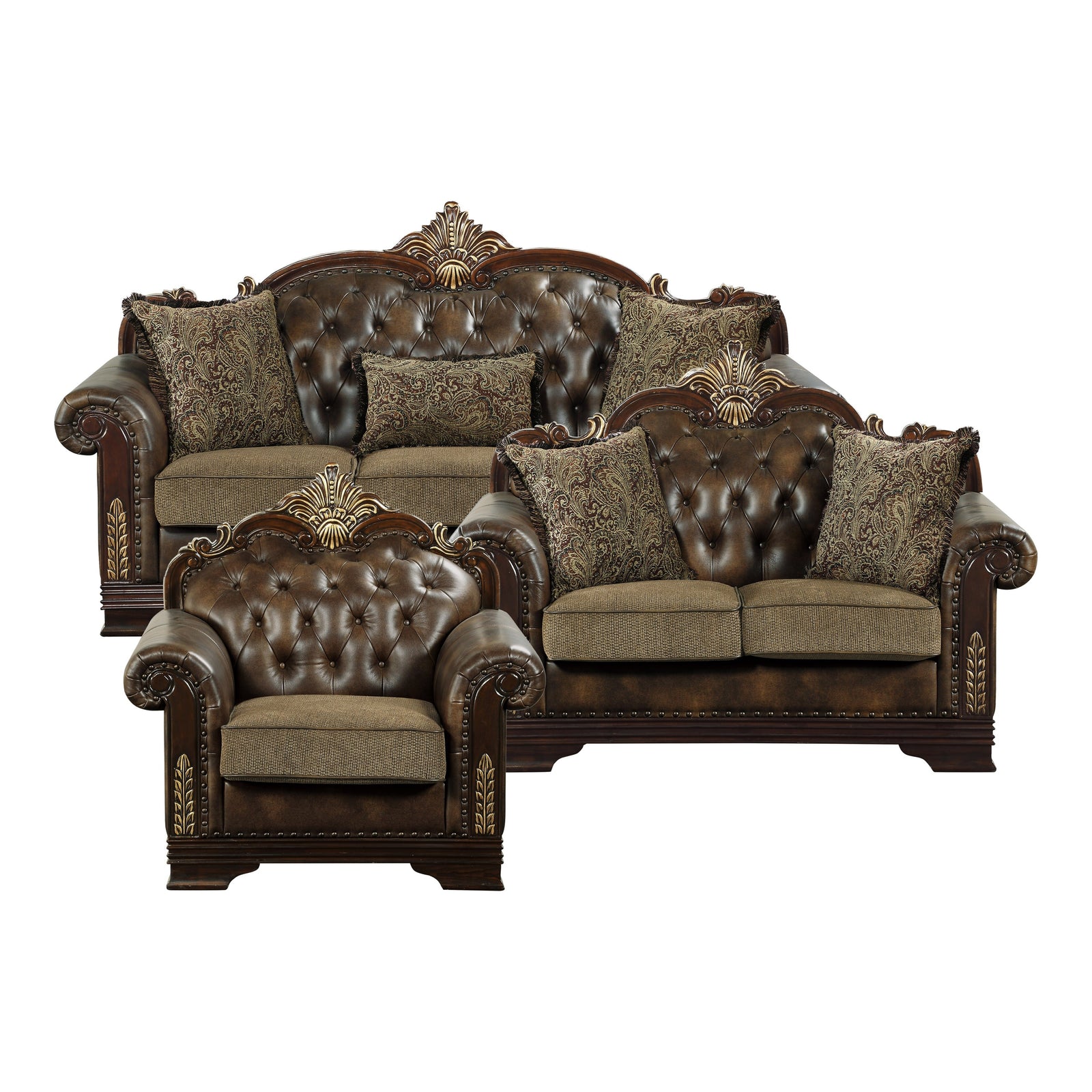 Irina 3-Piece Living Room Set