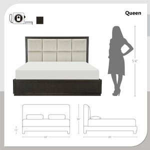 Volta Platform Bed, Queen