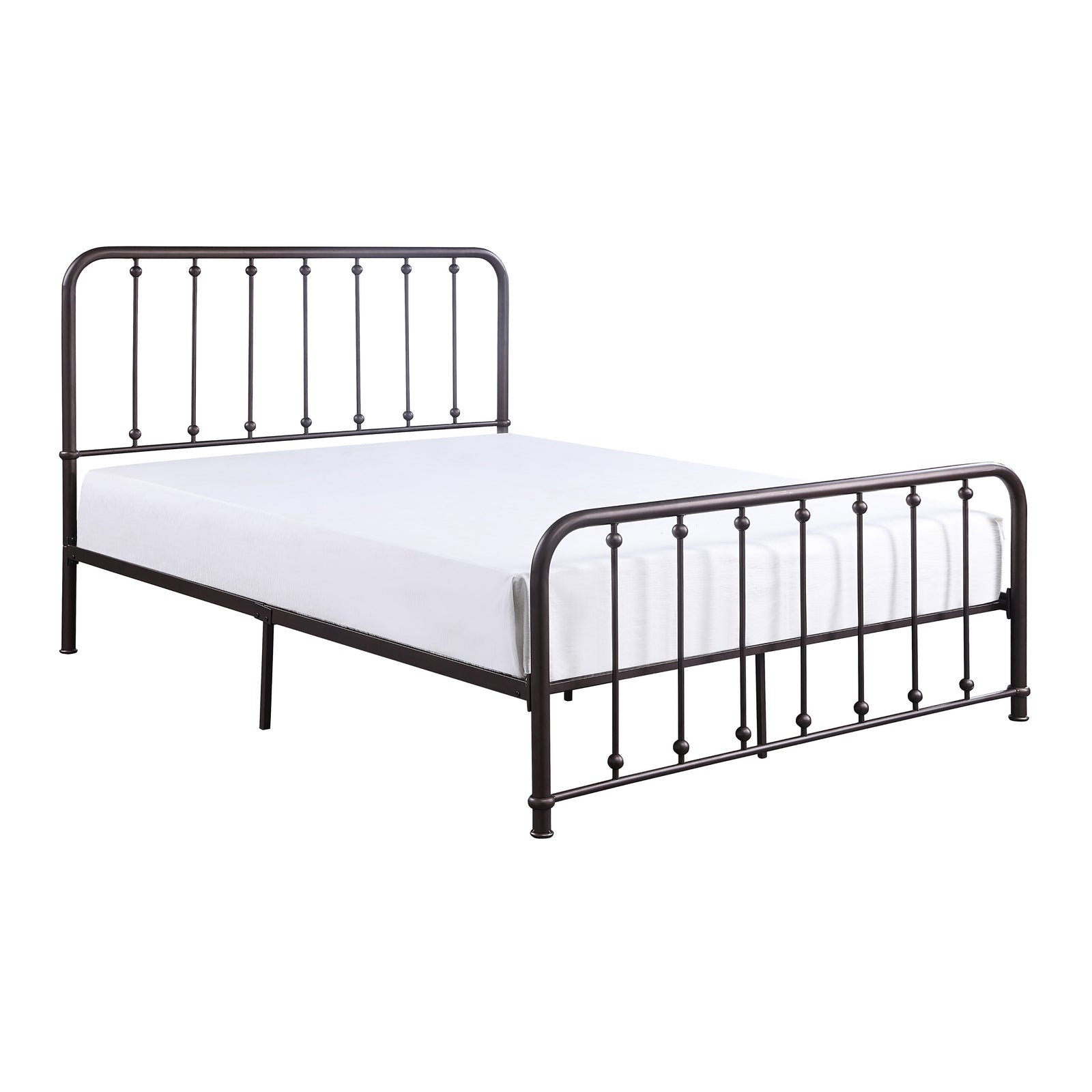 Averny Vertical-Slat Metal Bed